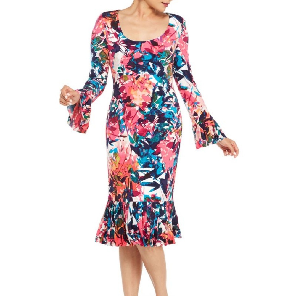 MAGGY LONDON Midi Sheath Dress